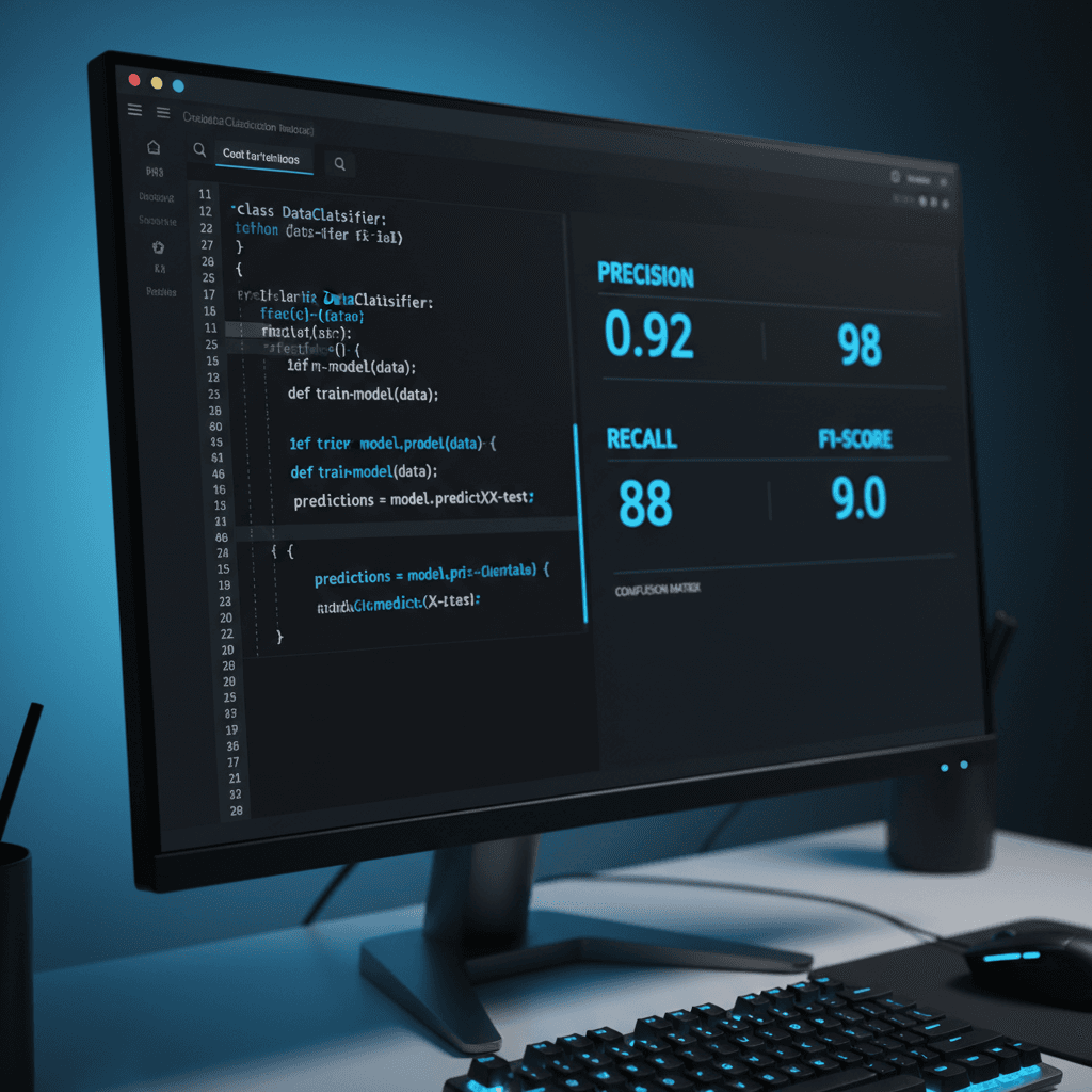 Classification agent template interface