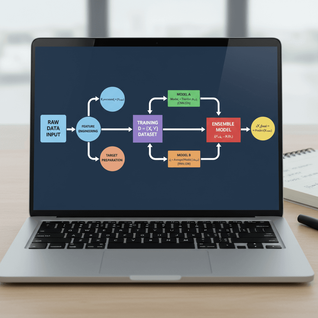 Machine learning pipeline using ML Formula templates