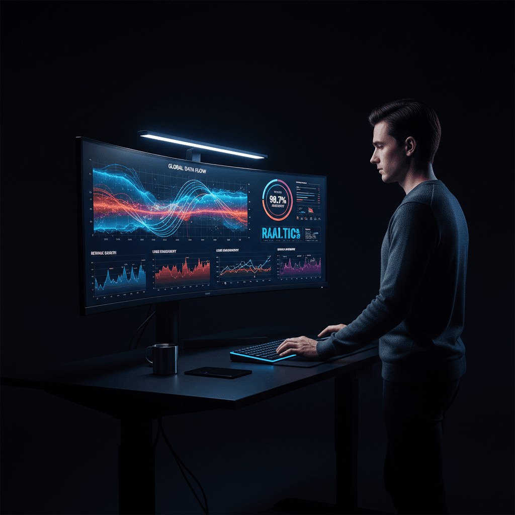 Data analysis agent dashboard with visualizations and pattern detection charts