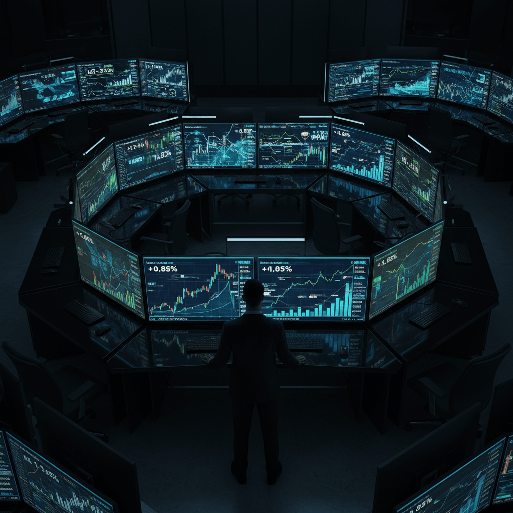 Financial services AI and machine learning dashboard