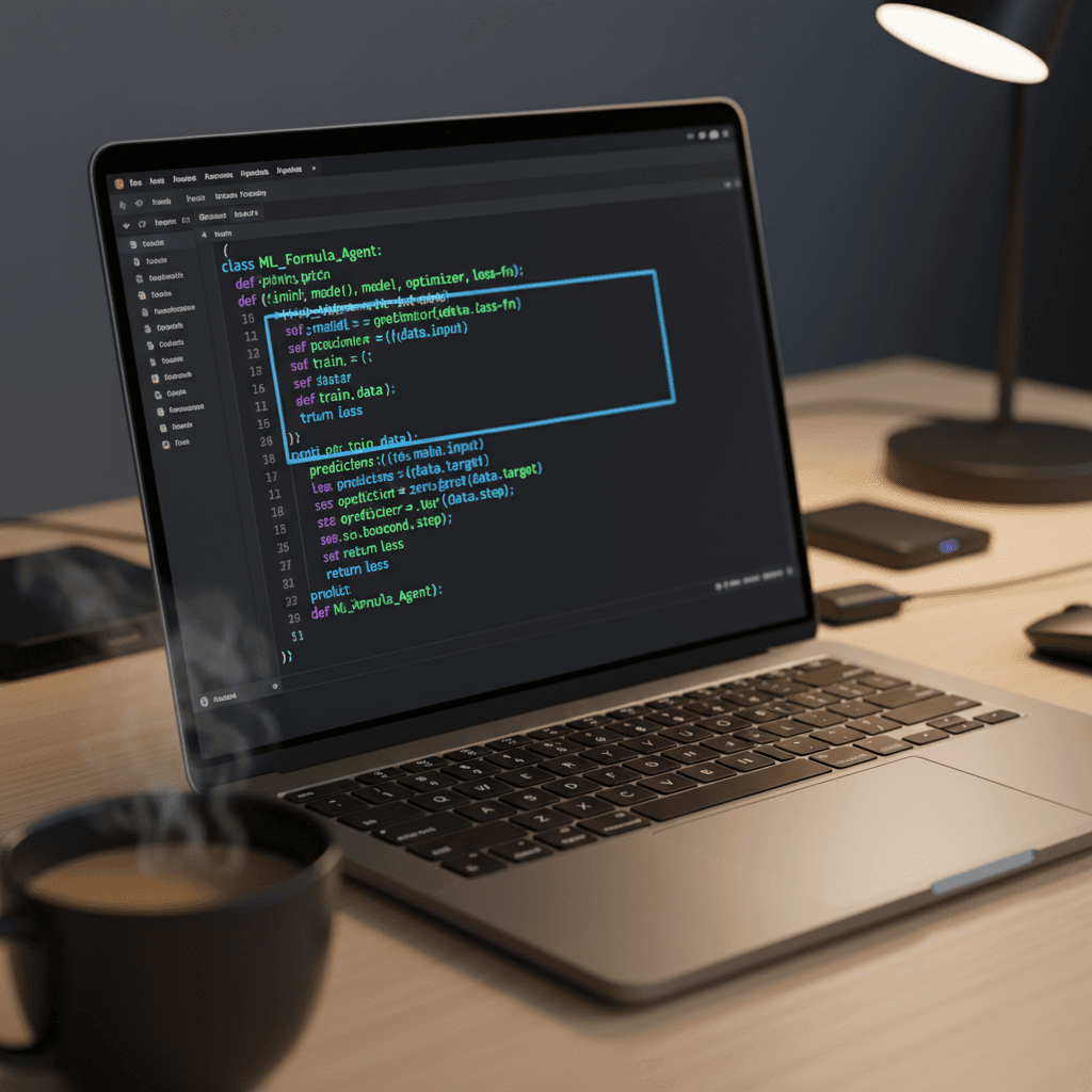 ML Formula agent code in IDE